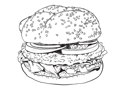 Hamburger Mono Picwich